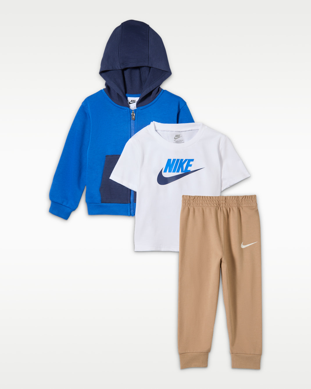 Conjunto de 3 piezas con body y pants para bebé (de 6 a 12 meses) Nike - Cáñamo