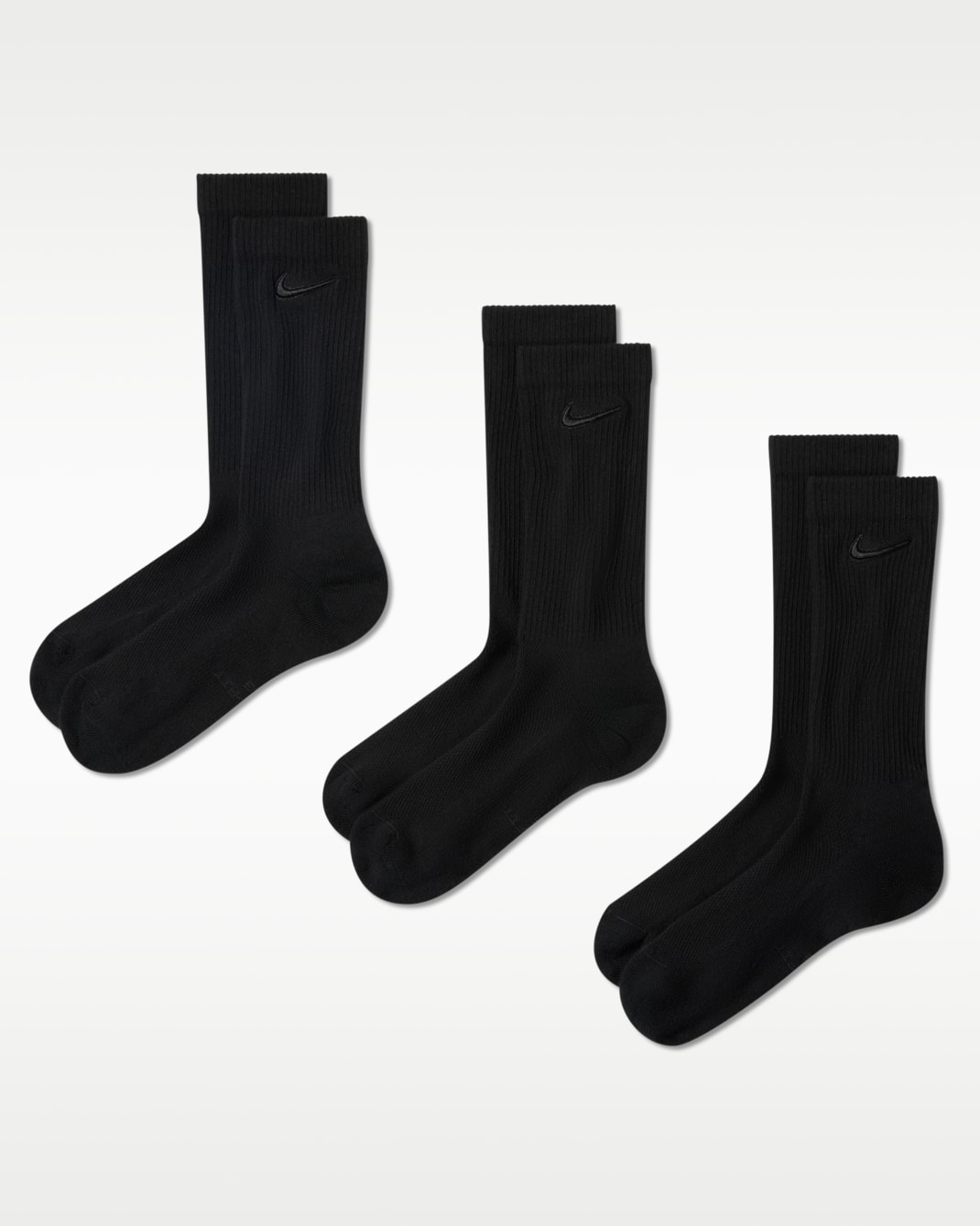 Nike Everyday Elevated Crew Socks (3 Pairs) - Multi-Color