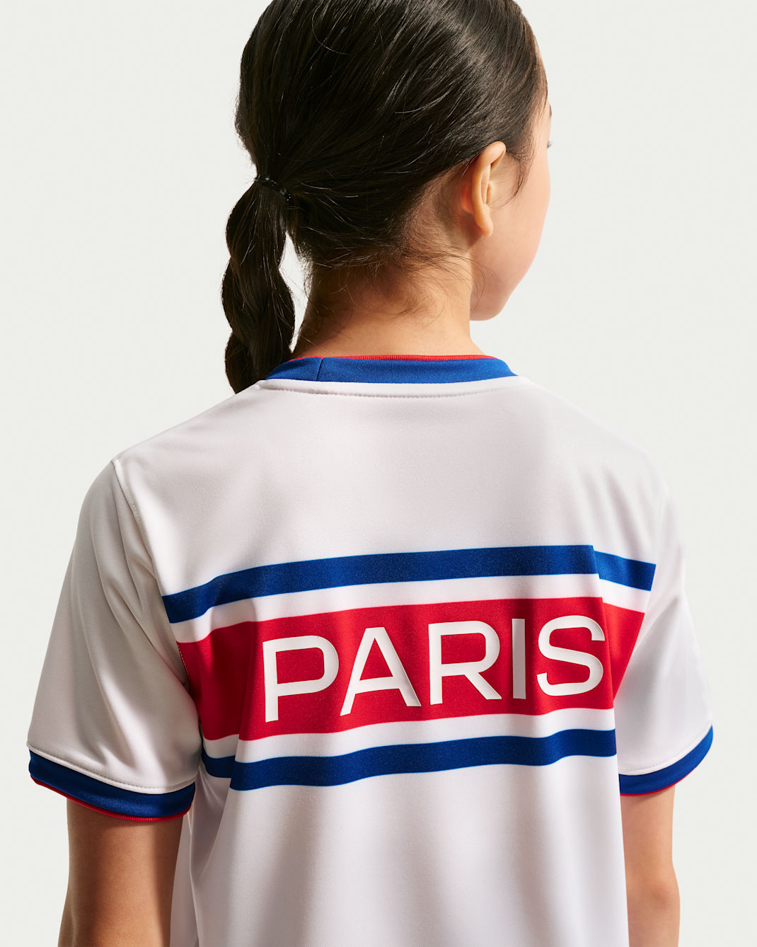 Paris Saint-Germain Home Big Kids' Nike Dri-FIT Soccer Pre-Match Top