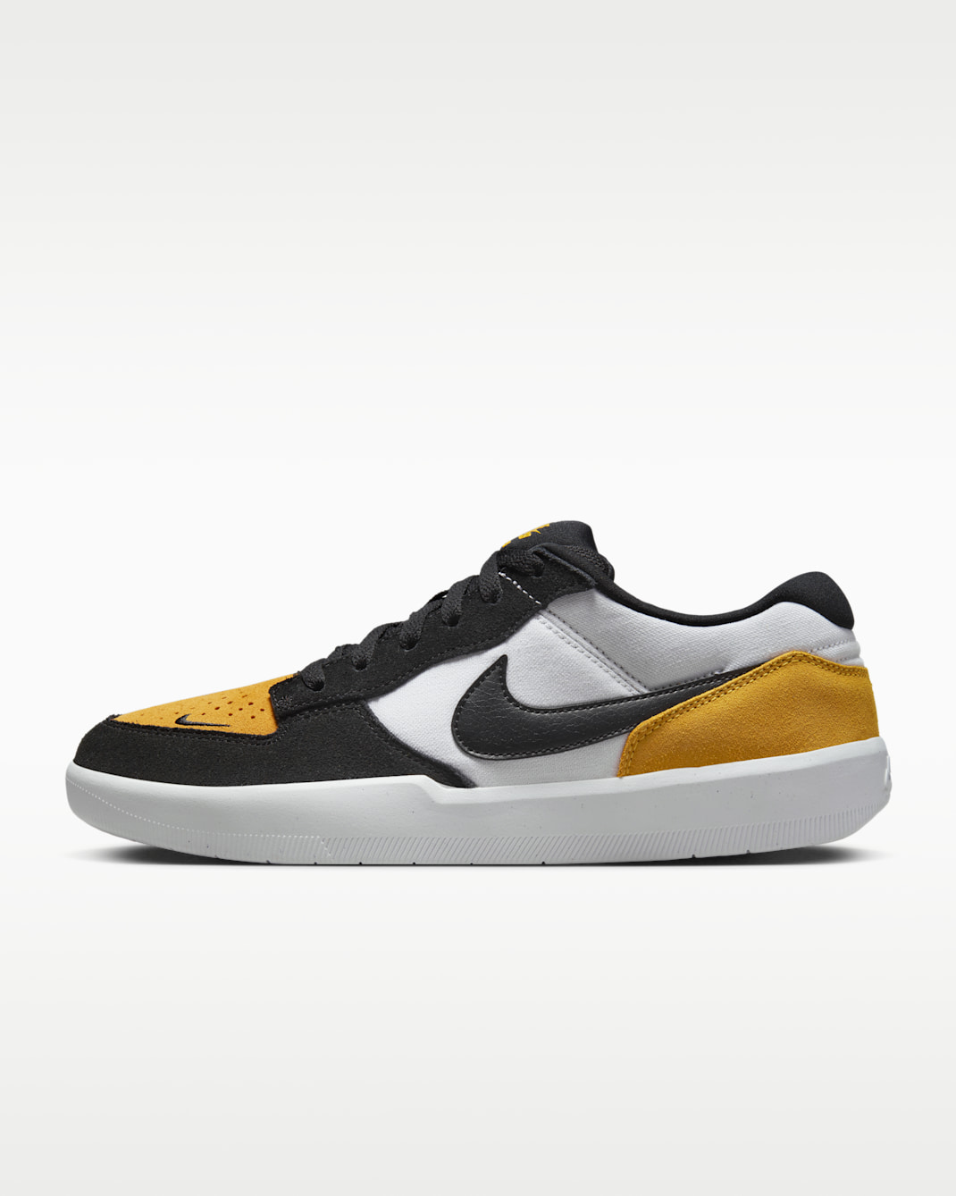 รองเท้าสเก็ตบอร์ด Nike SB Force 58 - University Gold/ขาว/ดำ
