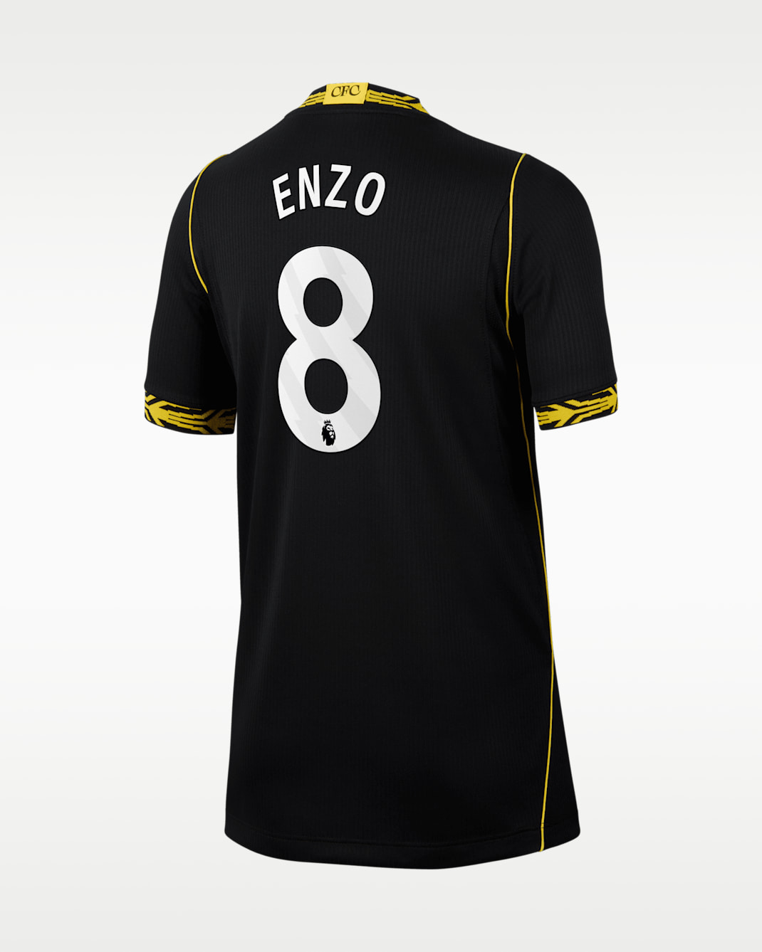 Enzo Fernández Chelsea 2026/27 Stadium Away Big Kids' Nike Dri-FIT Soccer Jersey - Black