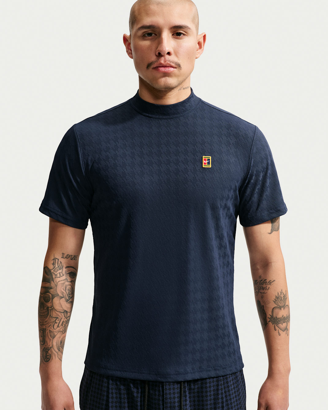 Nike Club Rules Aero-FIT Oberteil mit Stehkragen (Herren) - Obsidian/Obsidian