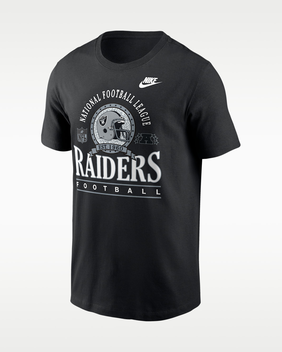 Las Vegas Raiders Rewind Essential Men's Nike NFL T-Shirt - Black