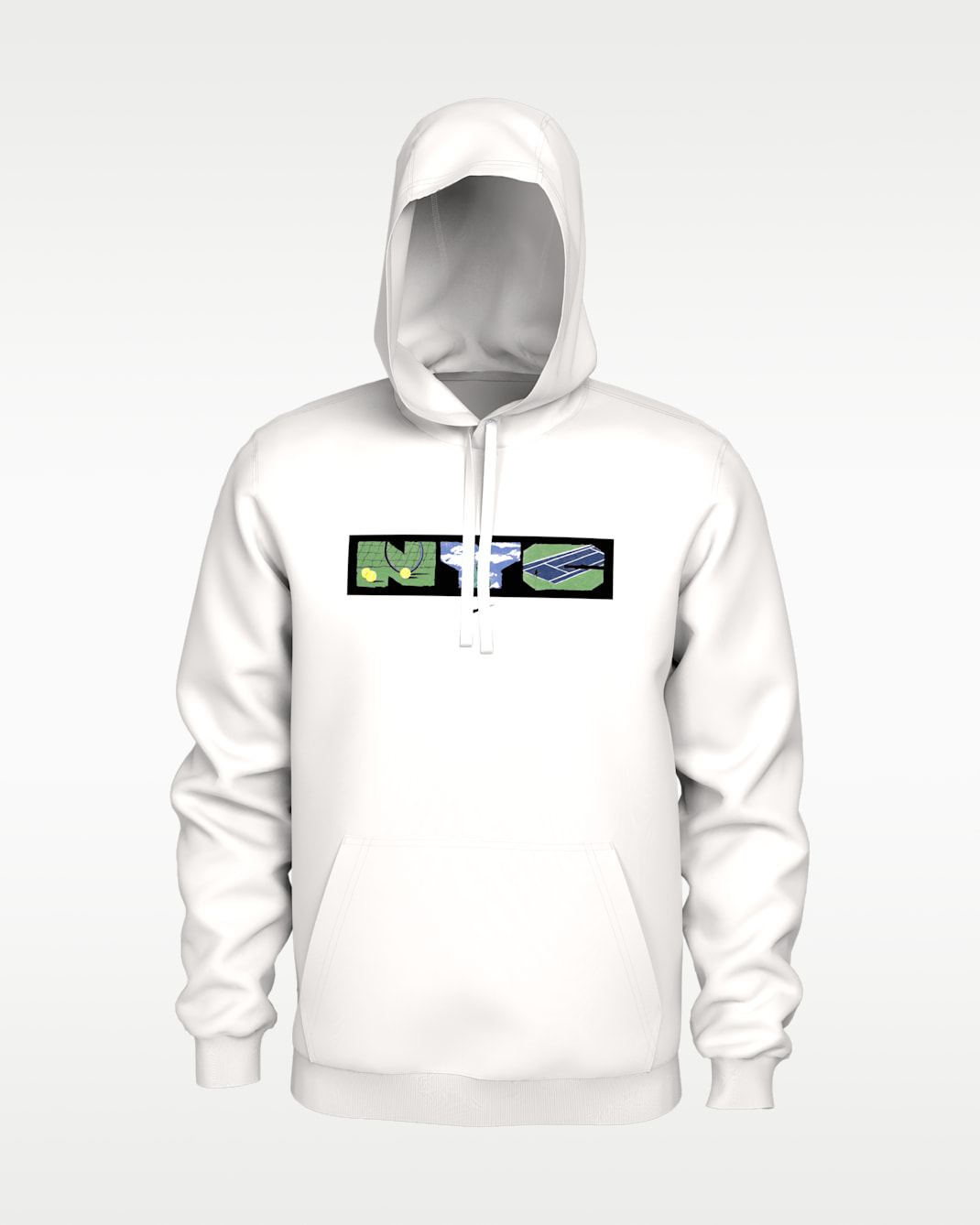 NikeCourt Pullover Hoodie - White