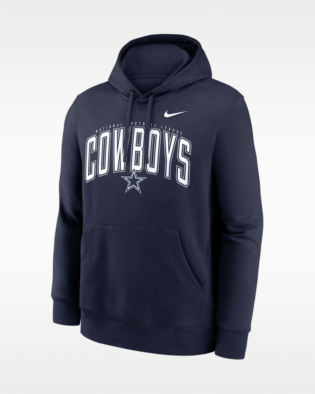 Dallas Cowboys Club Men's Nike NFL Pullover Hoodie - Navy
