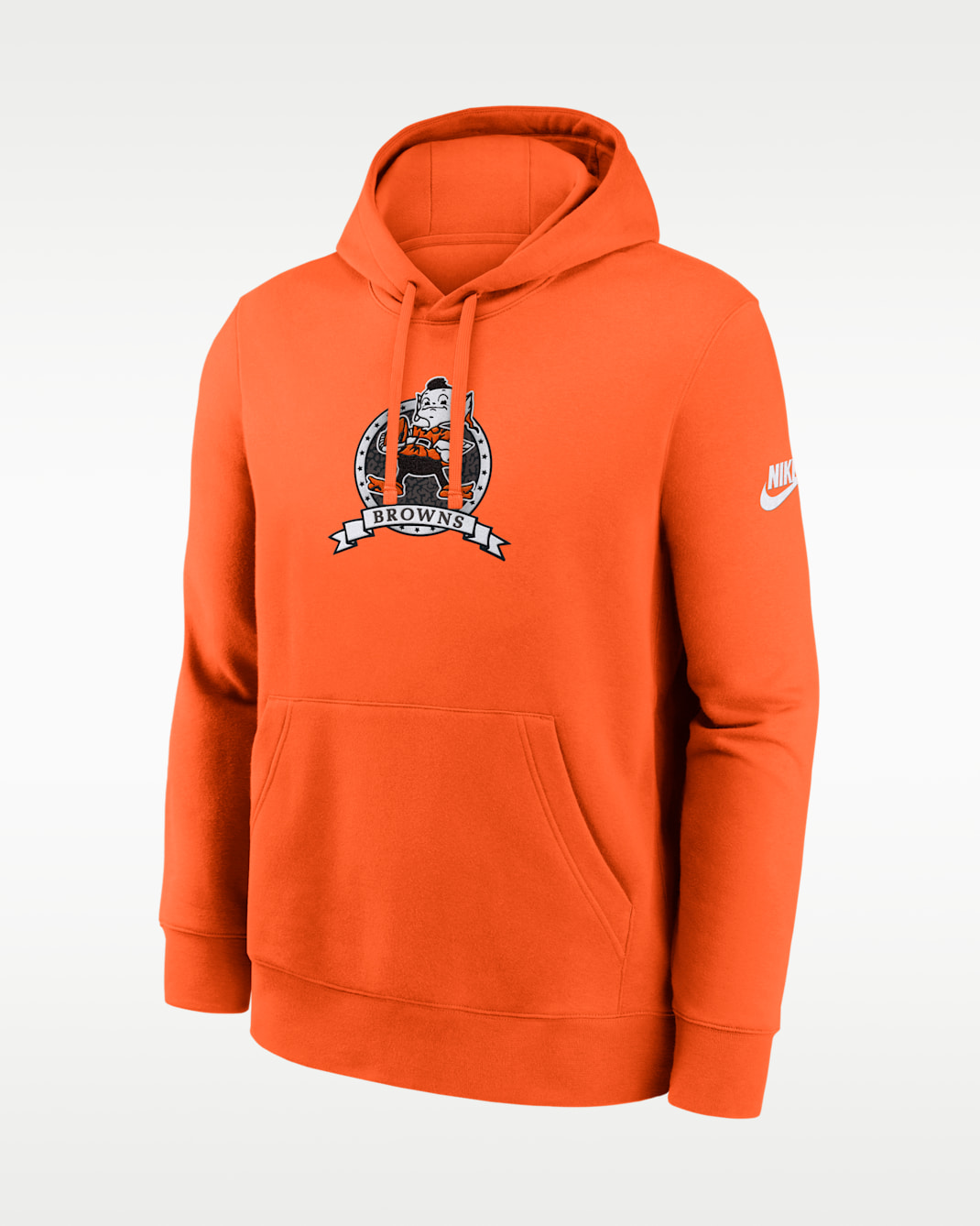 Cleveland Browns Rewind Club Men's Nike NFL Pullover Hoodie - Orange