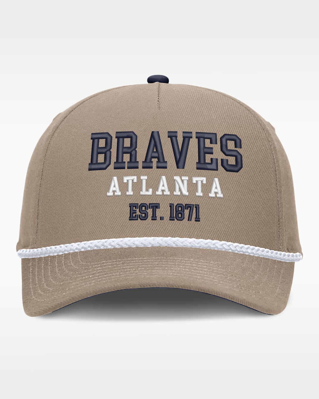Atlanta Braves Rise Men's Nike MLB Adjustable Hat
