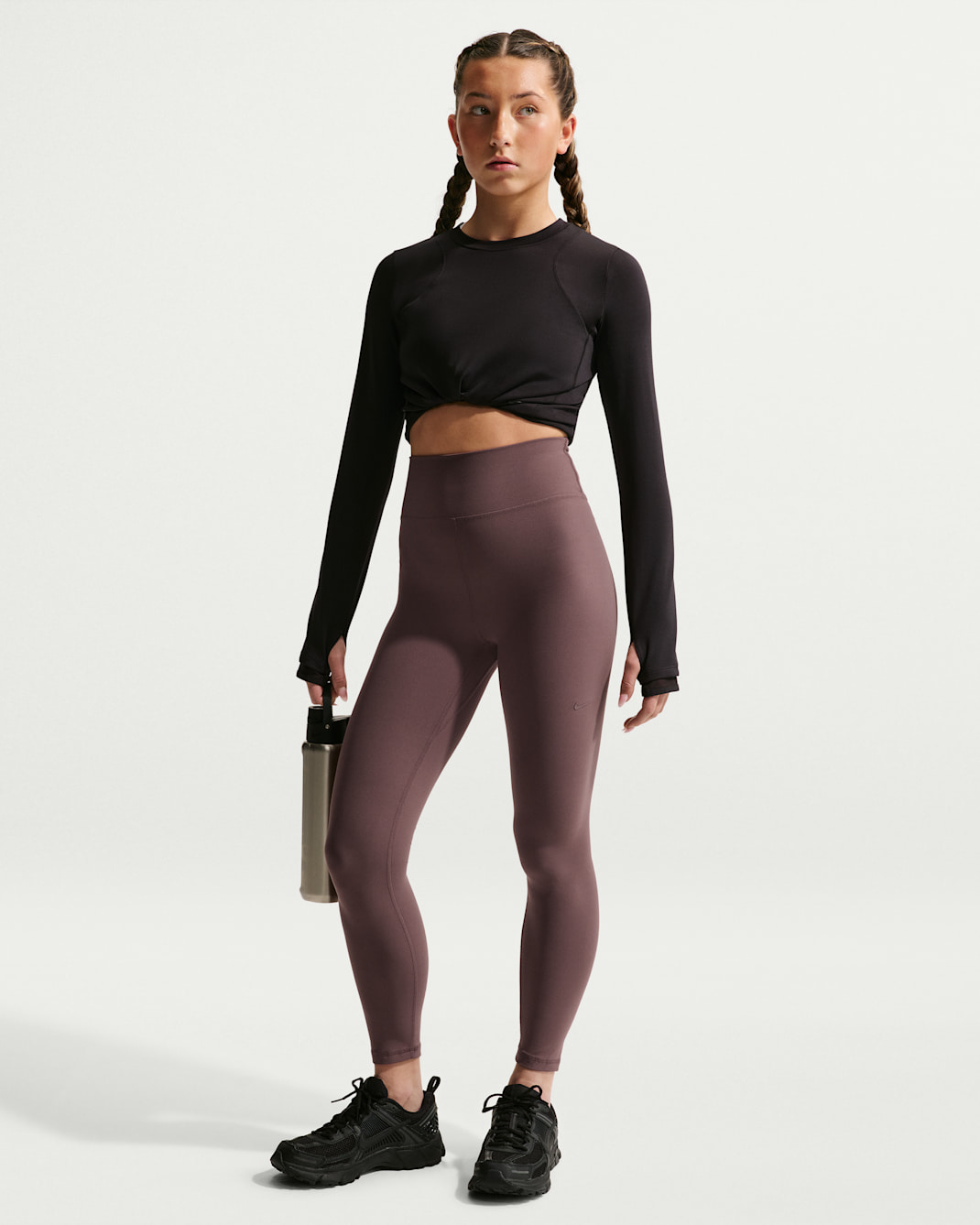 나이키 MAVN 여아 드라이 핏 하이라이즈 레깅스 - 타투/타투