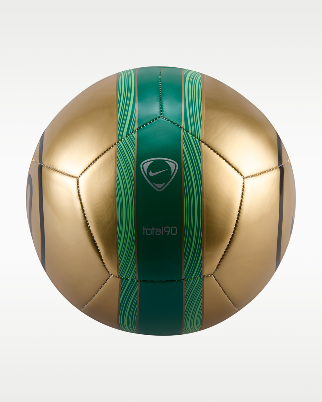 ลูกฟุตบอล Nike Academy Total 90 - Metallic Gold/Clover/ดำ