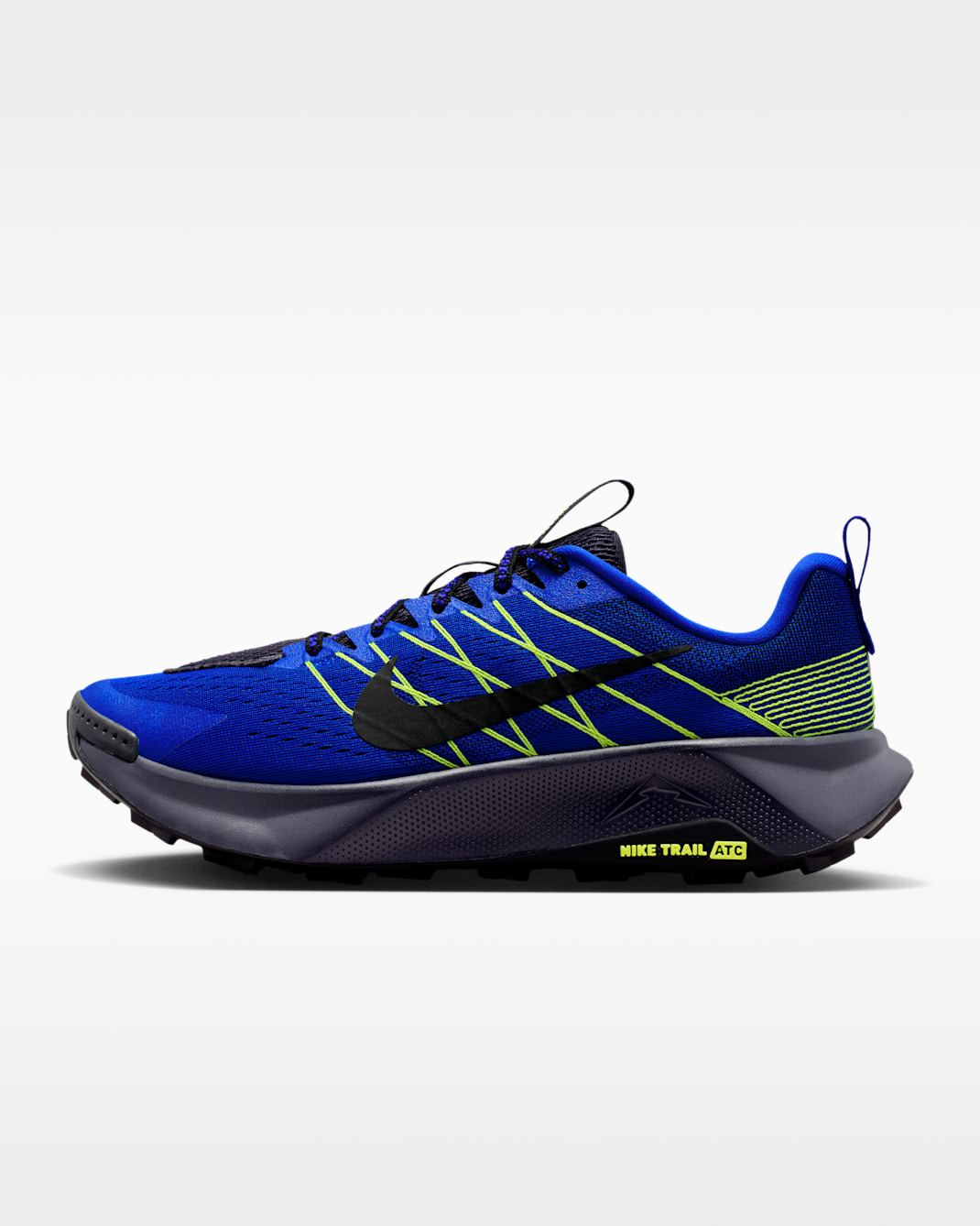 Nike Wildhorse 10 Men's Trail-Running Shoes - Racer Blue/Gridiron/Lemon Venom/Black
