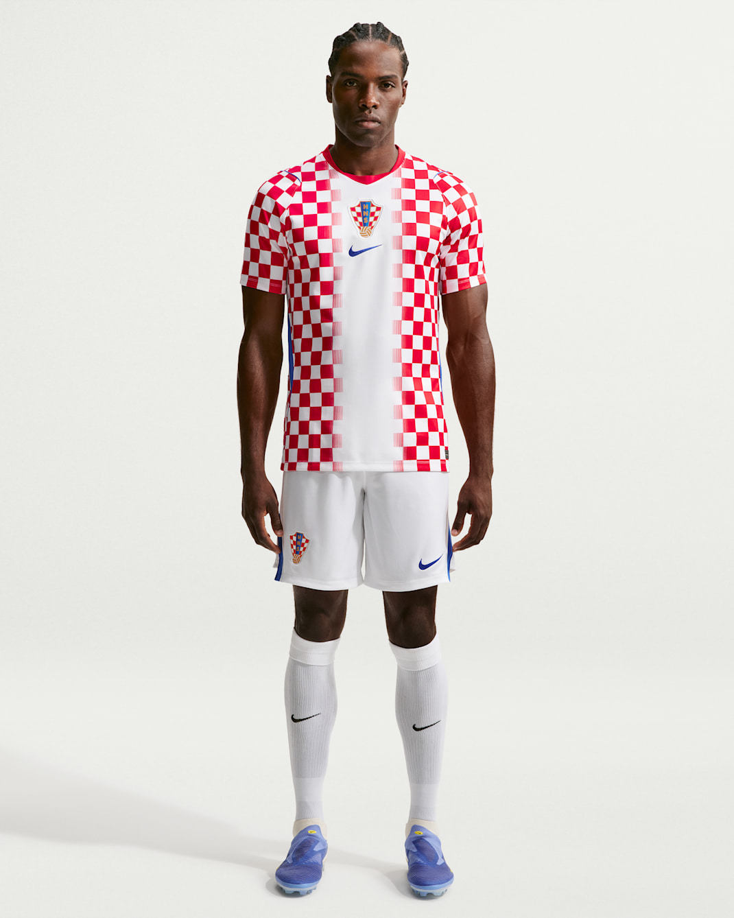 Croatia 2026 Stadium Home Men's Nike Dri-FIT Football Replica Shorts - White/Hyper Royal