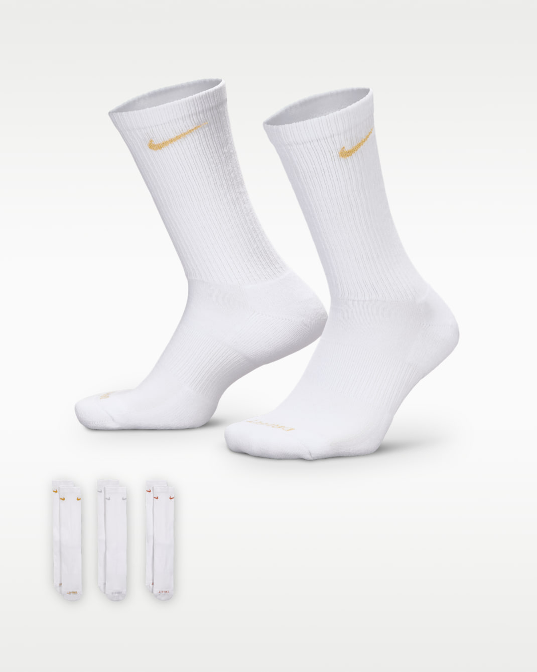 Nike Everyday Plus Cushioned Training Crew Socks (3 Pairs) - Multi-Colour