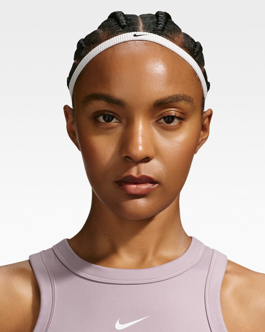 Nike Flex Headbands (6-Pack) - White/Light Army/Black