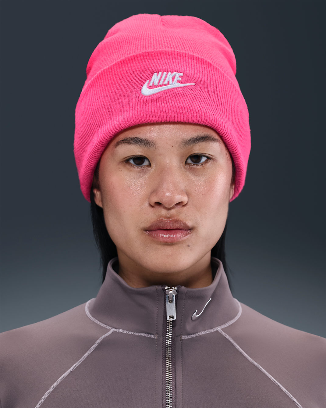 Nike Peak Futura Beanie - Hyper Pink/White
