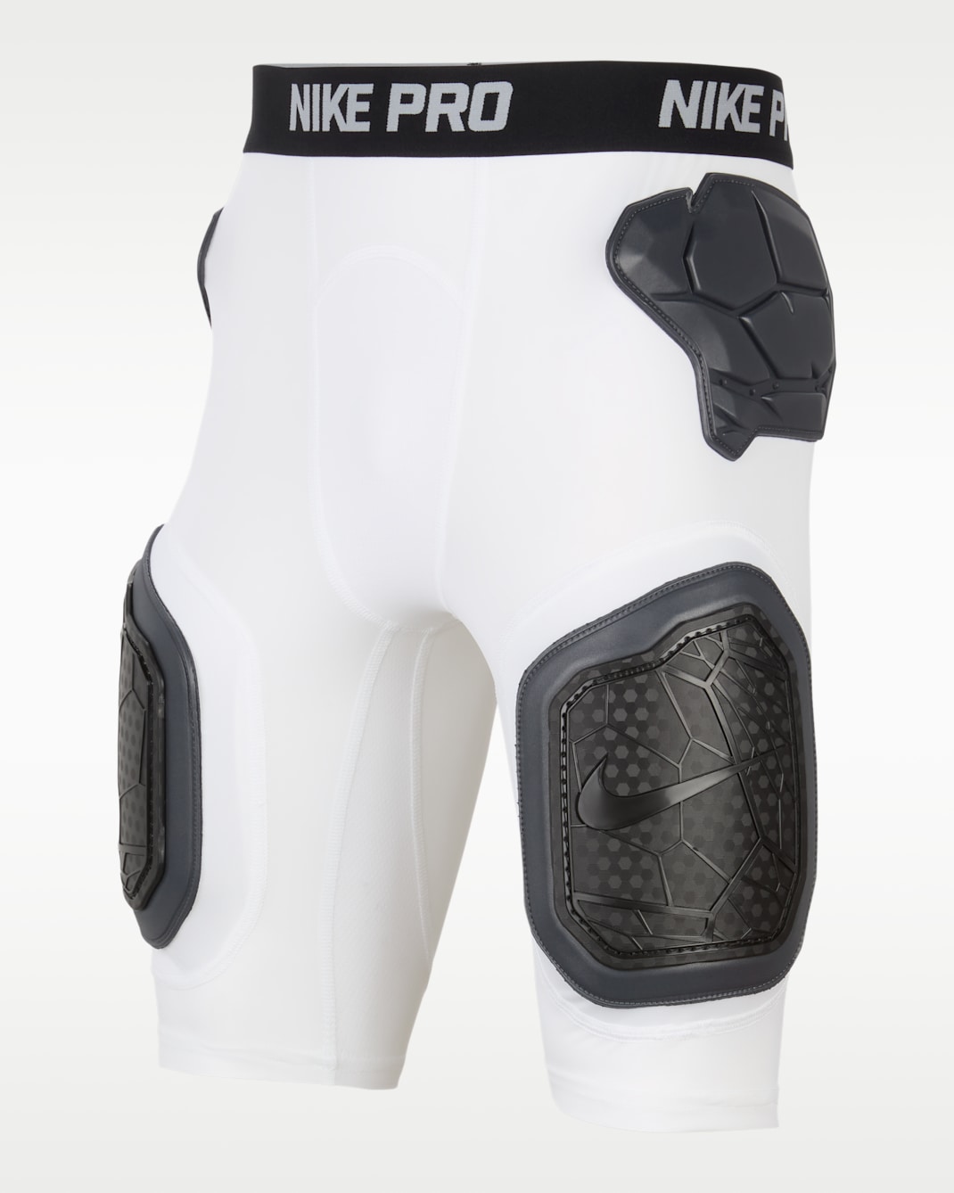 Shorts de fútbol americano HyperStrong para niños talla grande Nike Pro - Blanco