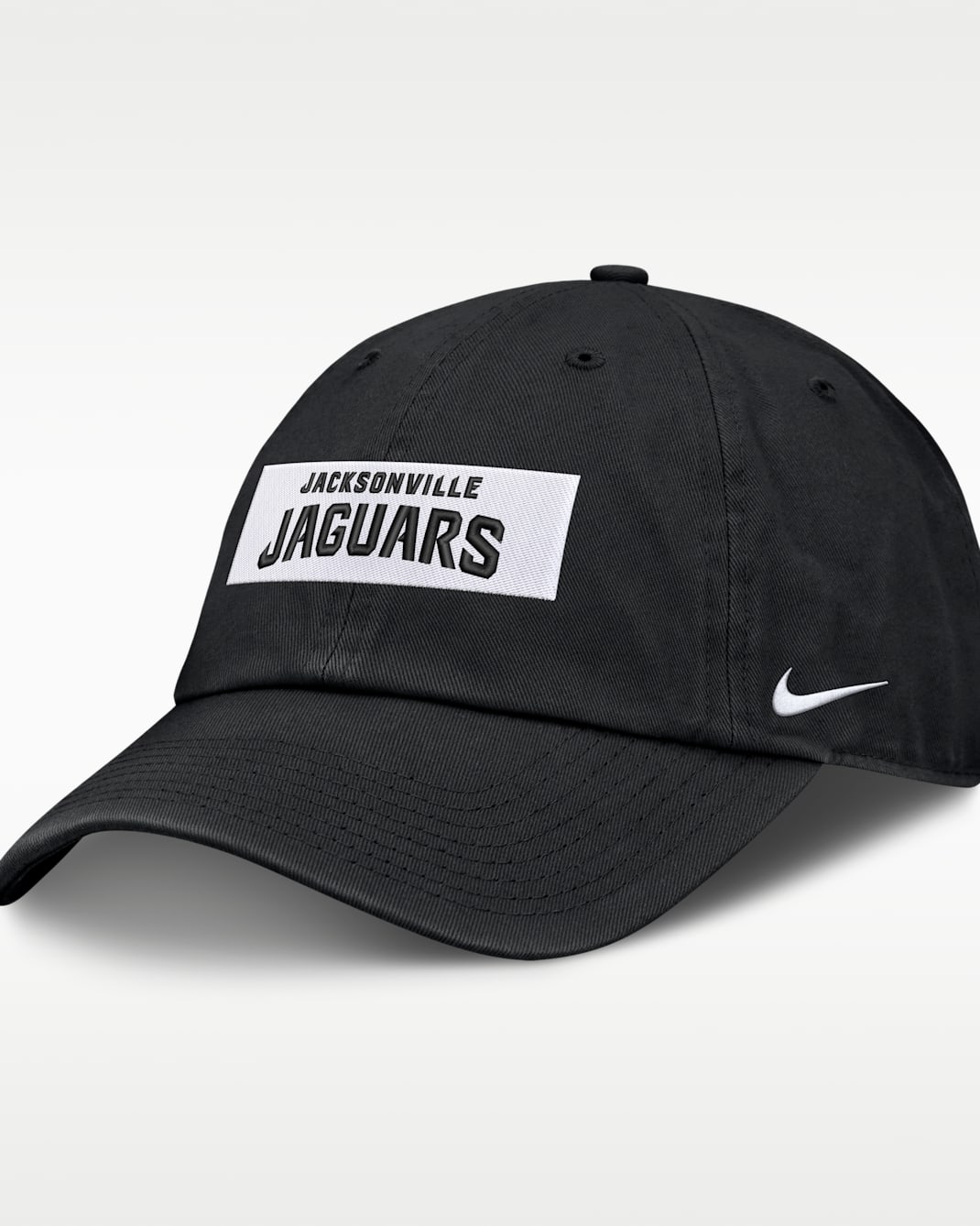 Jacksonville Jaguars Primetime Club Wordmark Men's Nike NFL Adjustable Hat - Black