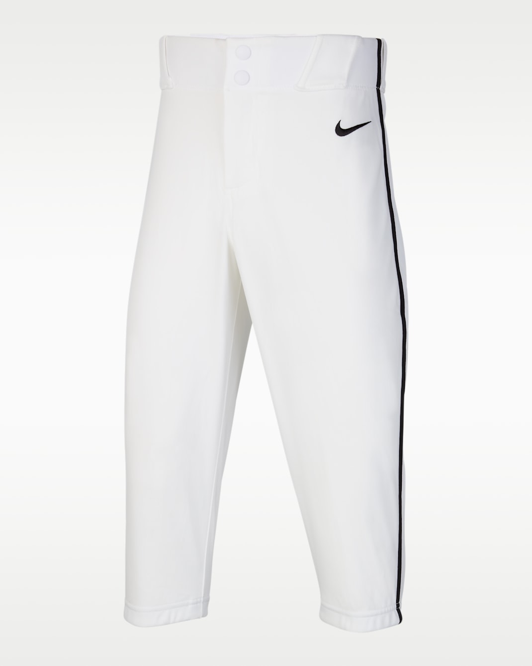 Nike Vapor Select 2 Big Kids' High-Piped Baseball Pants - White/Black/Black