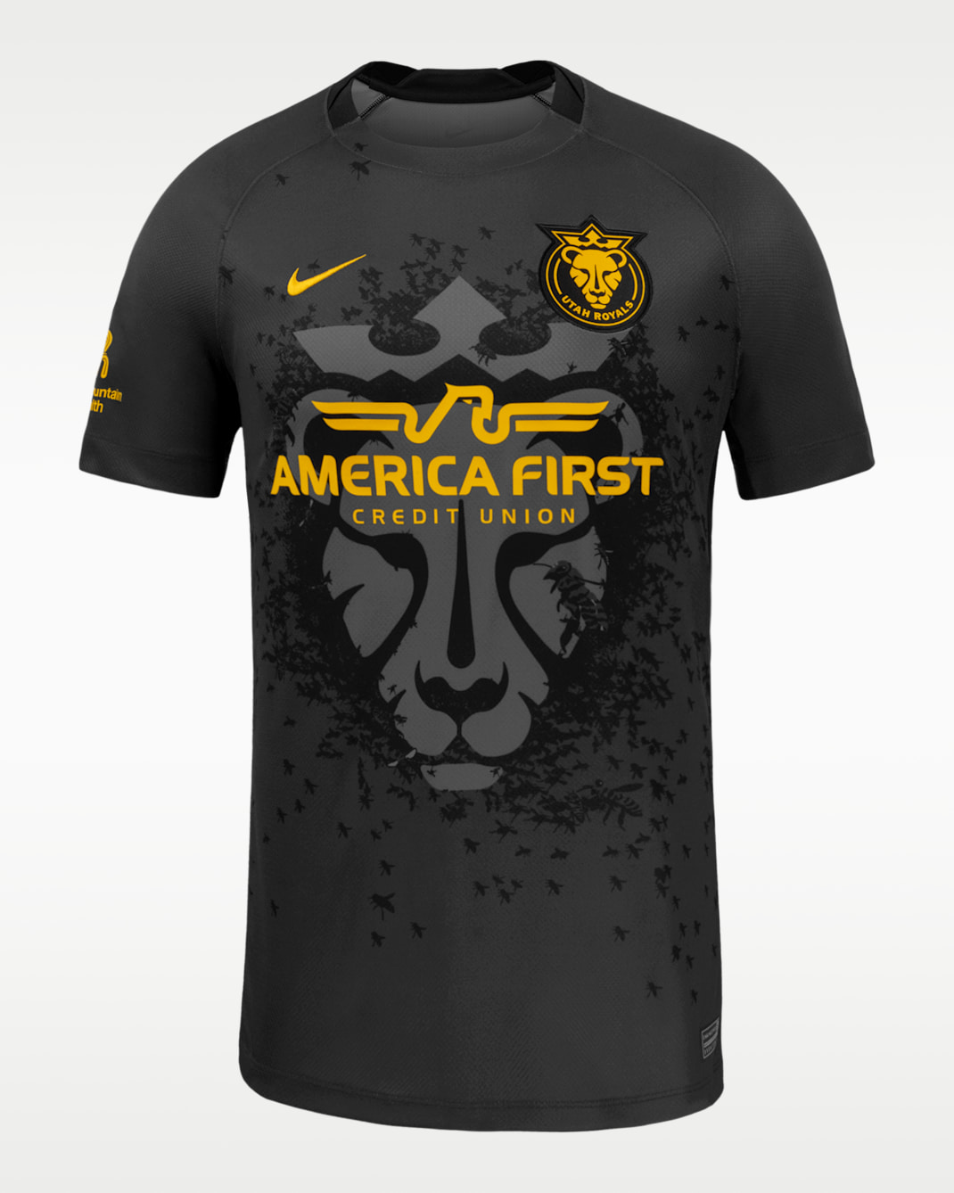 Utah Royals Stadium Away Men's Nike Dri-FIT NWSL Replica Jersey - Anthracite