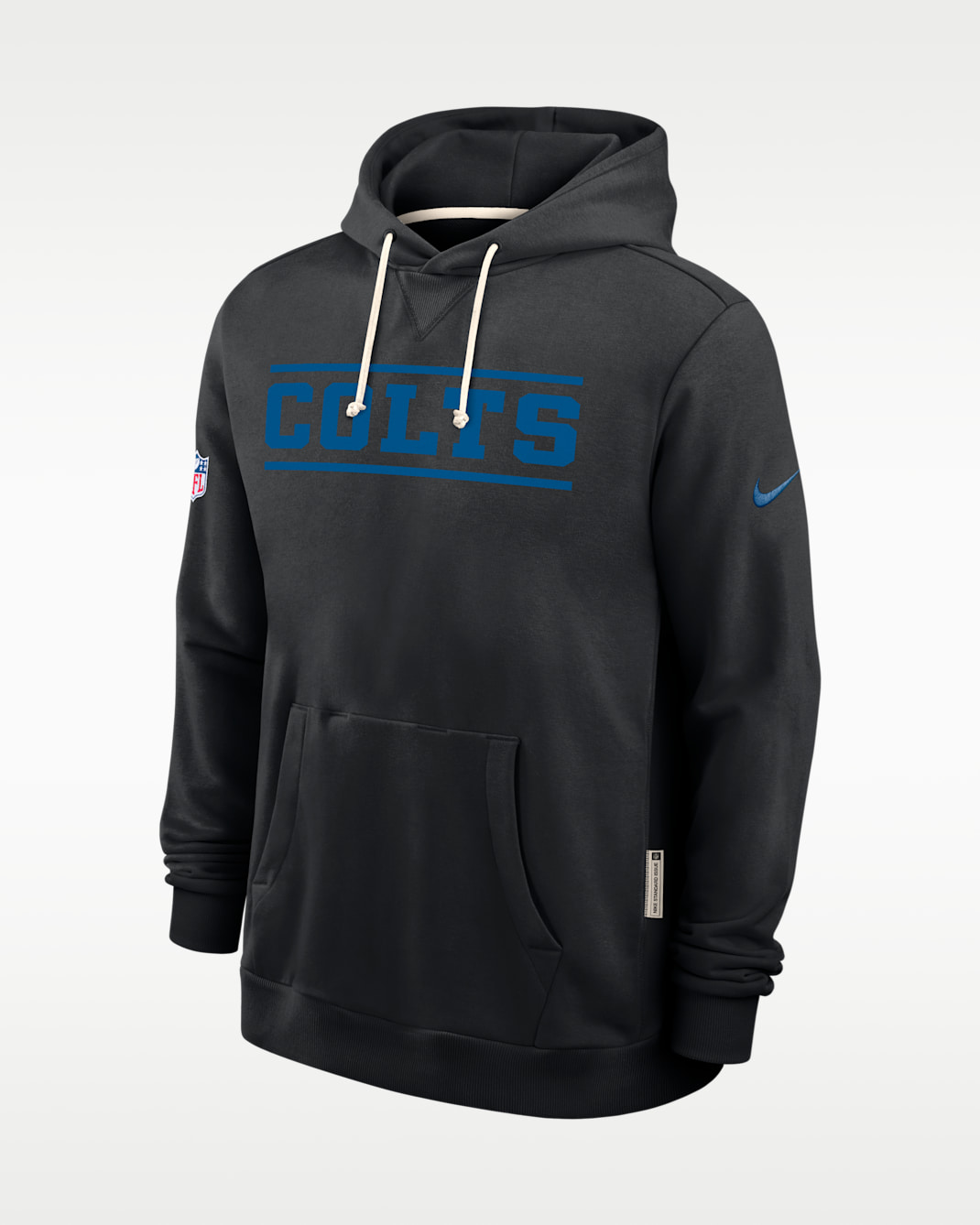 Indianapolis Colts Alt Standard Issue Men's Nike Dri-FIT NFL Pullover Hoodie - Black