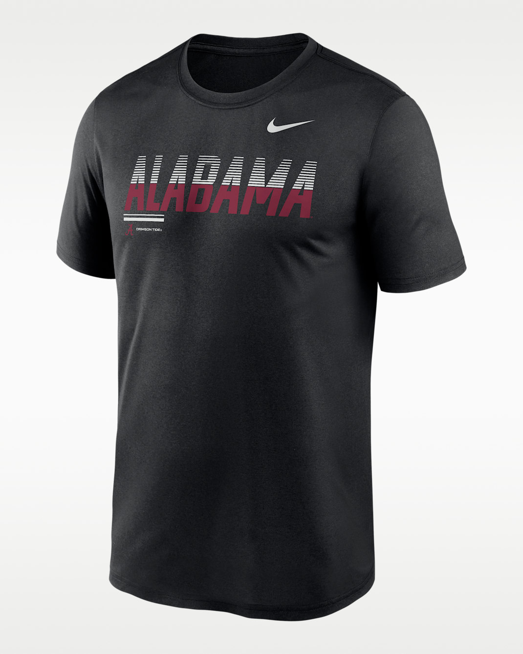 Playera universitaria Nike Dri-FIT para hombre Alabama Sideline Legend - Negro