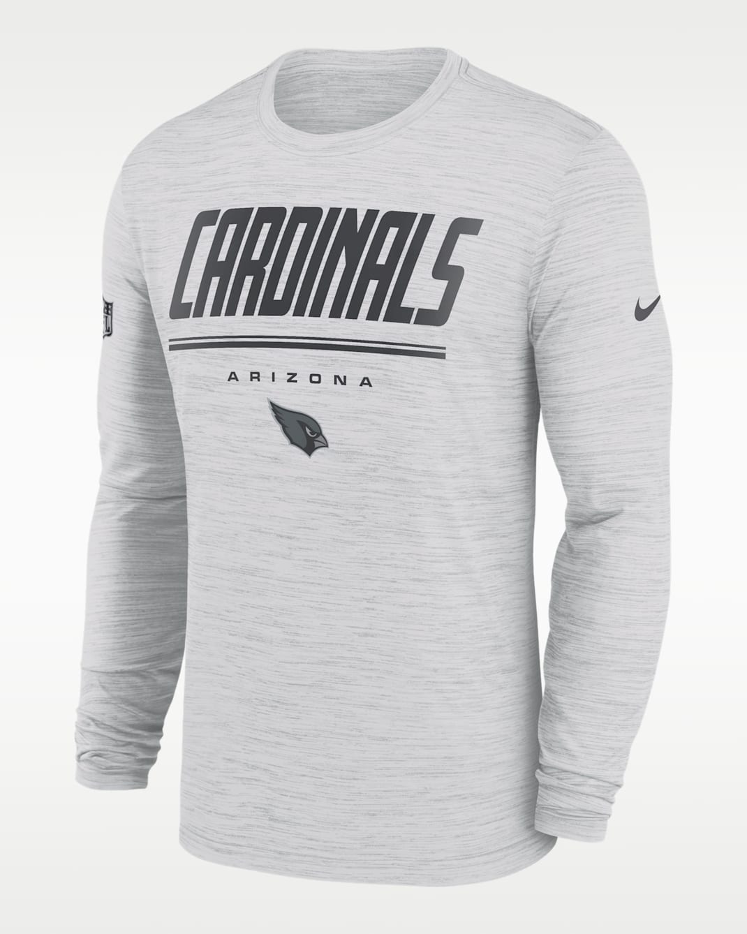 Playera de manga larga Nike Dri-FIT de la NFL para hombre Arizona Cardinals Sideline Team Issue Velocity - Blanco
