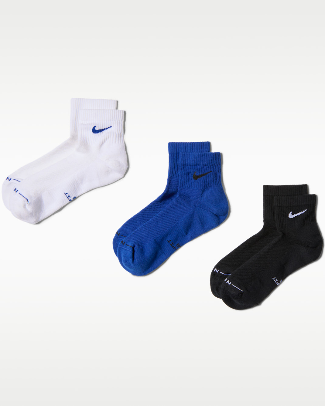 Nike Everyday Elevated Ankle Socks (3 Pairs) - Multi-Color