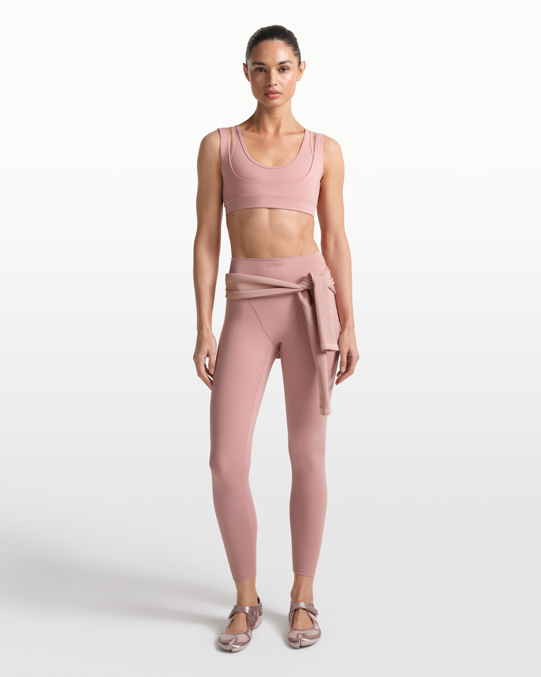 NikeSKIMS Matte Women's High-Waisted V-Line 26" Leggings - NSKM HIMALAYAN