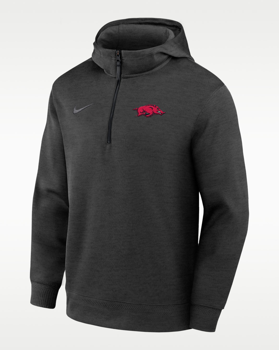 Sudadera con gorro de entrenador de básquetbol para hombre Arkansas Razorbacks Nike NCAA - Negro