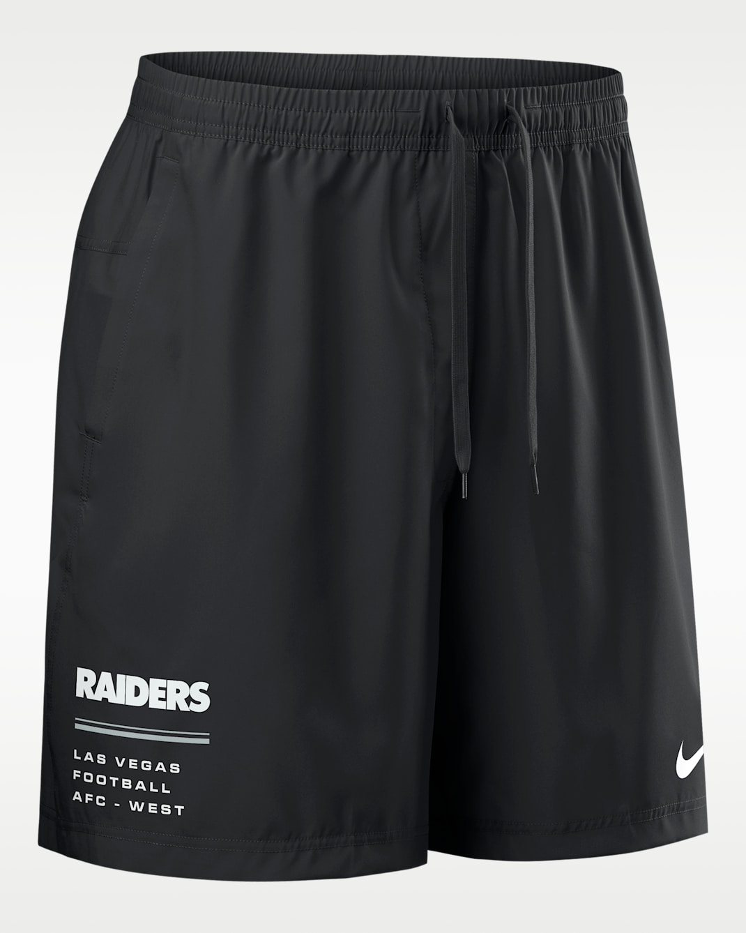 Las Vegas Raiders Men's Nike NFL Woven Shorts - Black