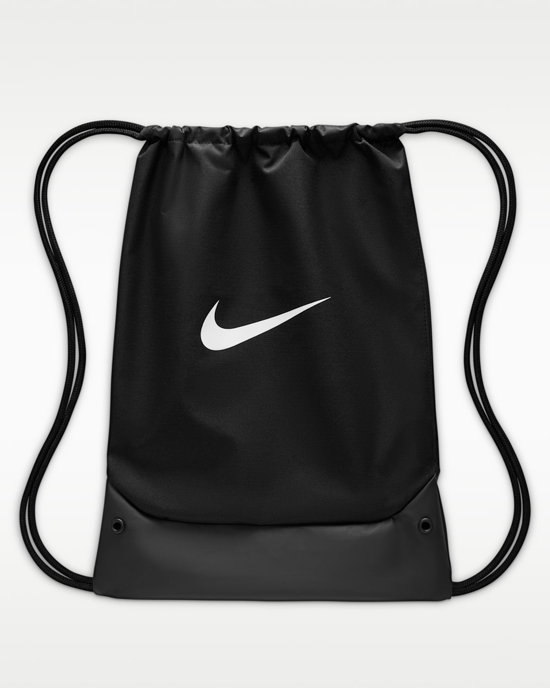 Nike Brasilia Drawstring Bag (18L) - Black/Black/White
