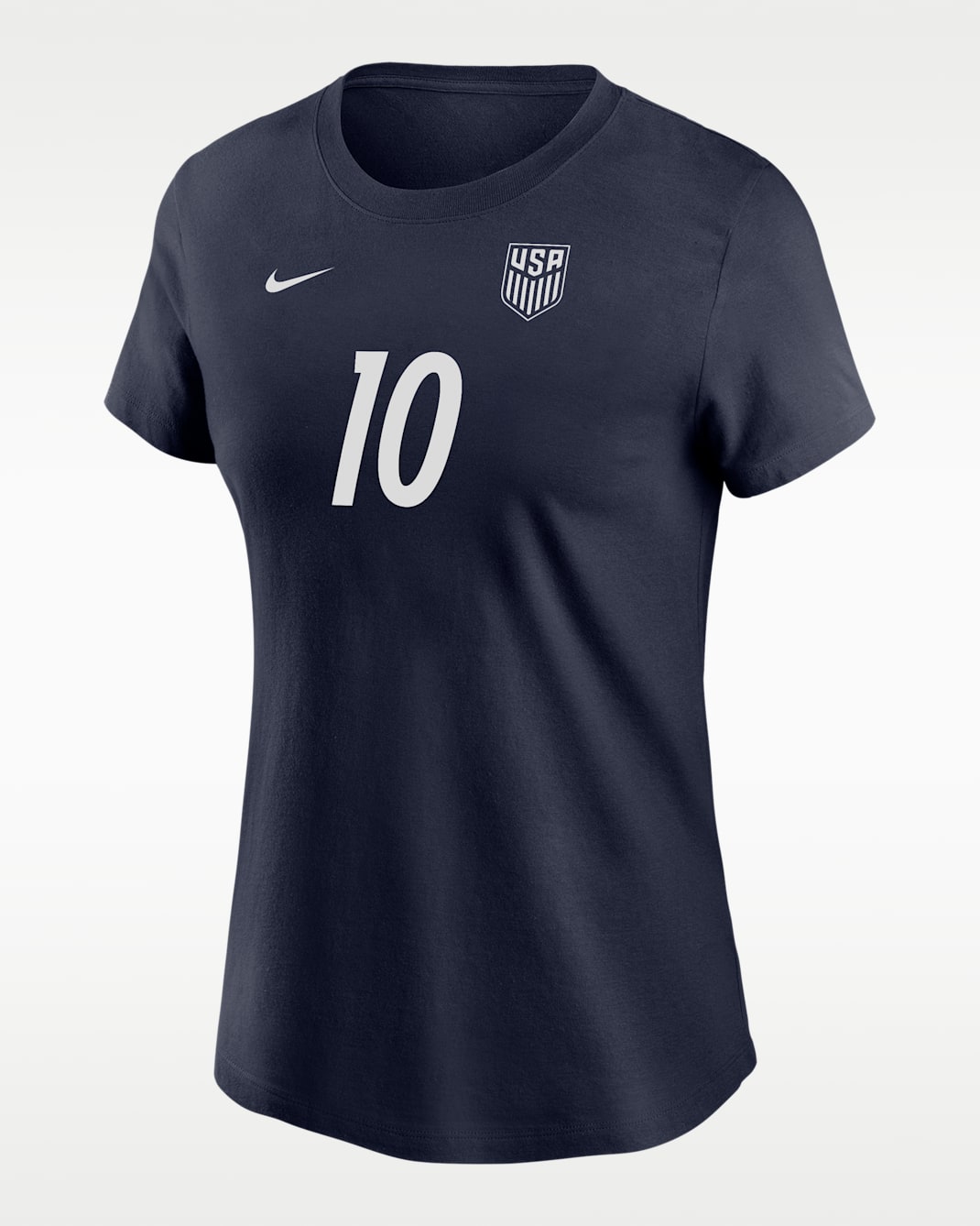 Christian Pulisic Team USA Women's Nike Soccer T-Shirt - College Navy