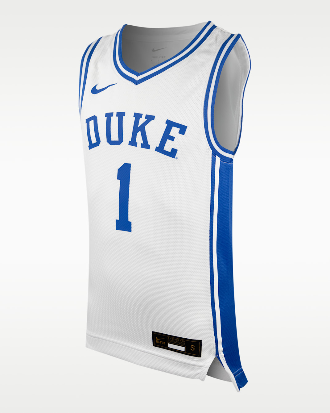Jersey de básquetbol Nike Replica para niños talla grande Duke Blue Devils - Blanco