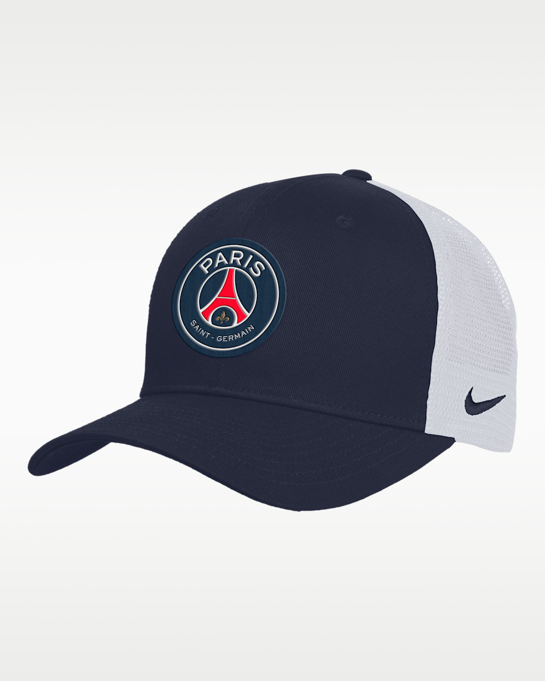 Paris Saint-Germain Rise Nike Soccer Structured Adjustable Trucker Cap - Navy