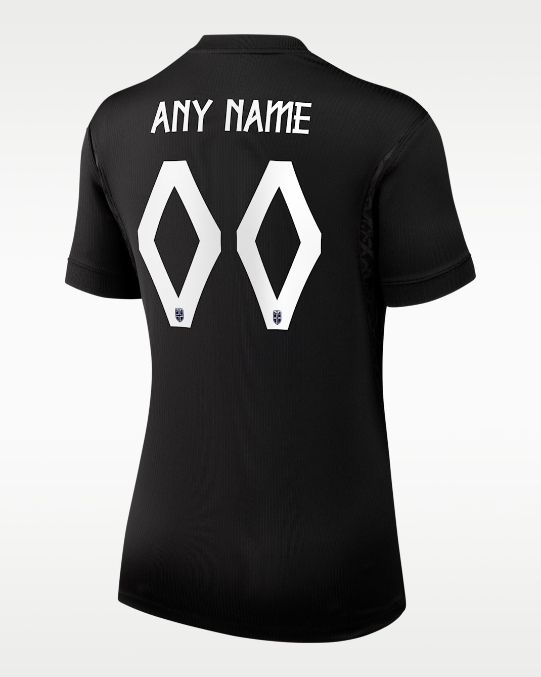 Norway 2026 Stadium Away Women's Nike Dri-FIT Soccer Replica Custom Jersey By You - Black