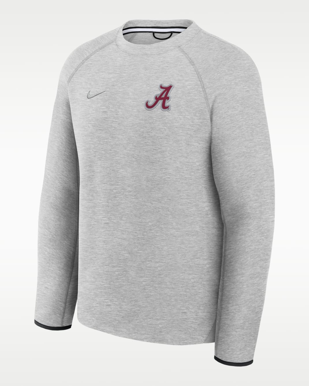 Alabama Tech Fleece Men's Nike College Pullover Crew - Grey