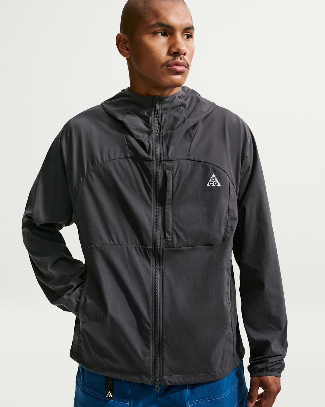 Nike ACG 'Five Towers' Men's UV Protection Jacket - Anthracite/Anthracite/Summit White