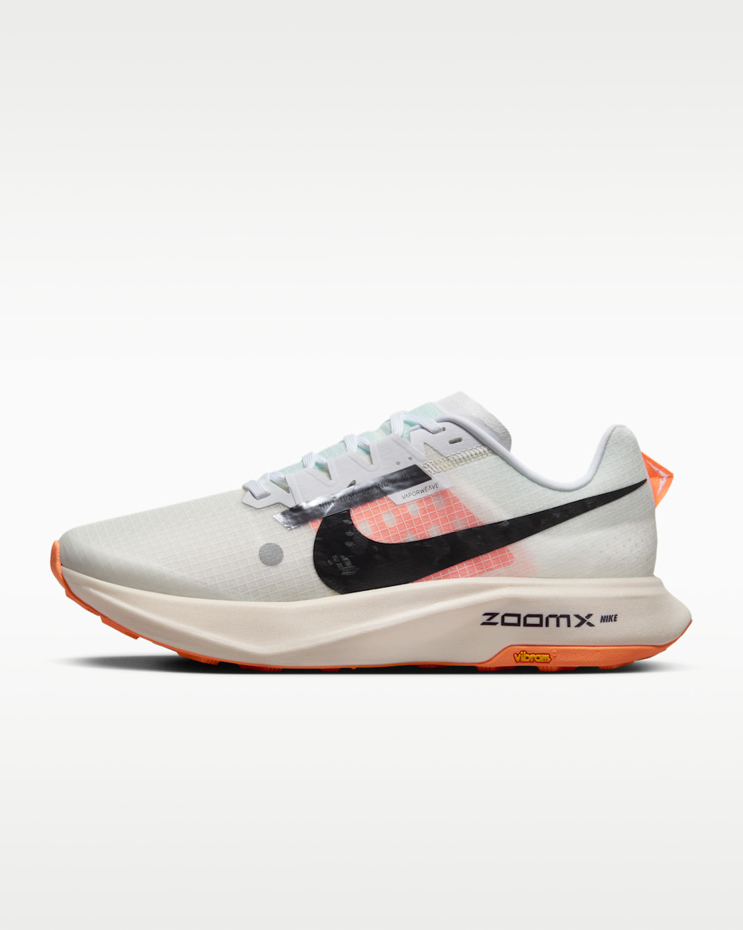 Nike Ultrafly Men's Trail-Racing Shoes - White/Total Orange/Pale Ivory/Black