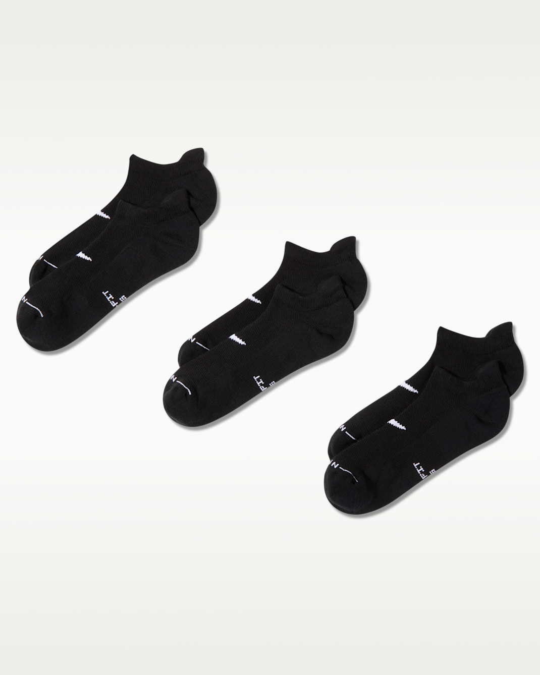 Nike Everyday Elevated No-Show Socks (3 Pairs) - Multi-Color