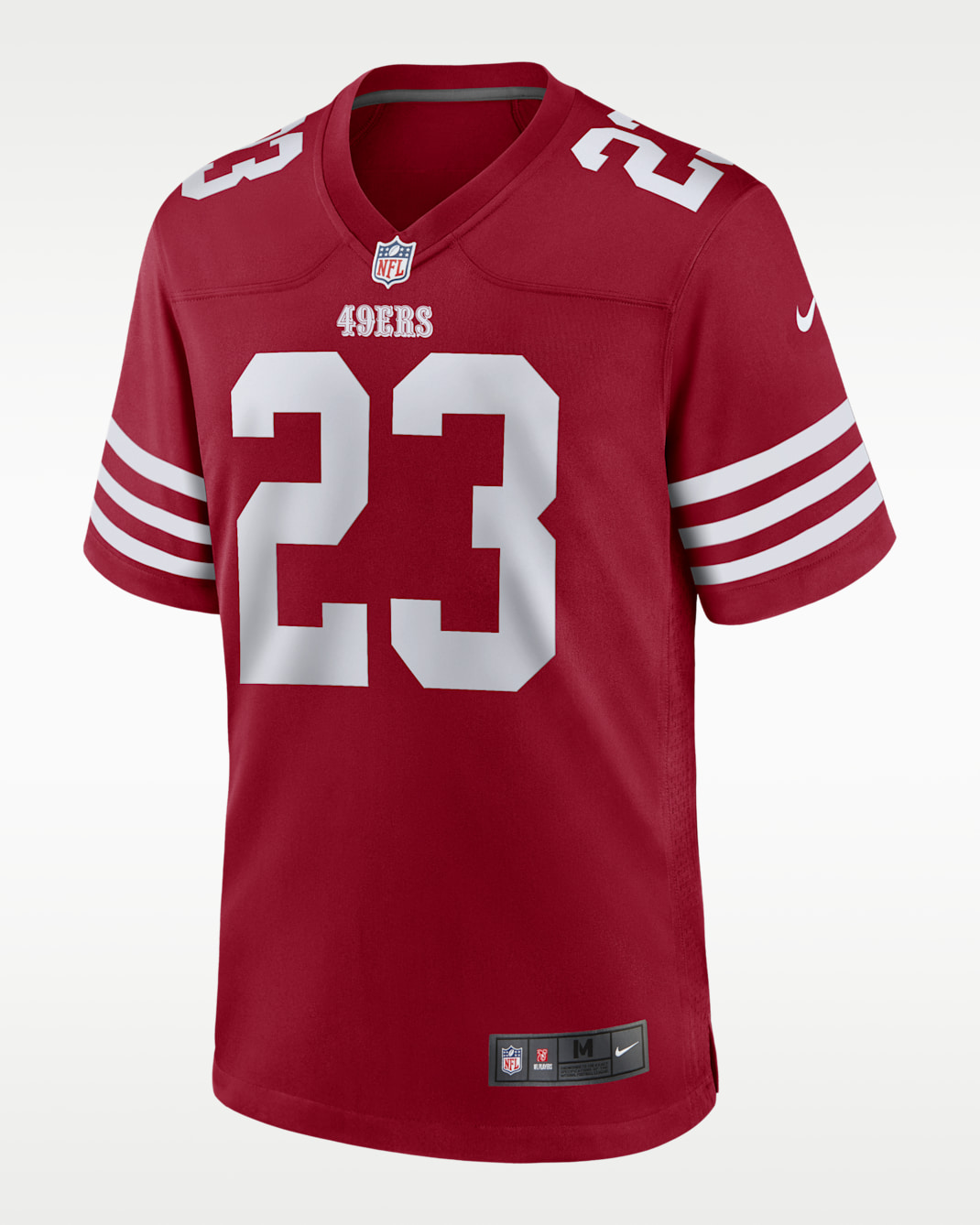 NFL San Francisco 49ers (Christian McCaffrey) Men's Game Football Jersey - Game Red