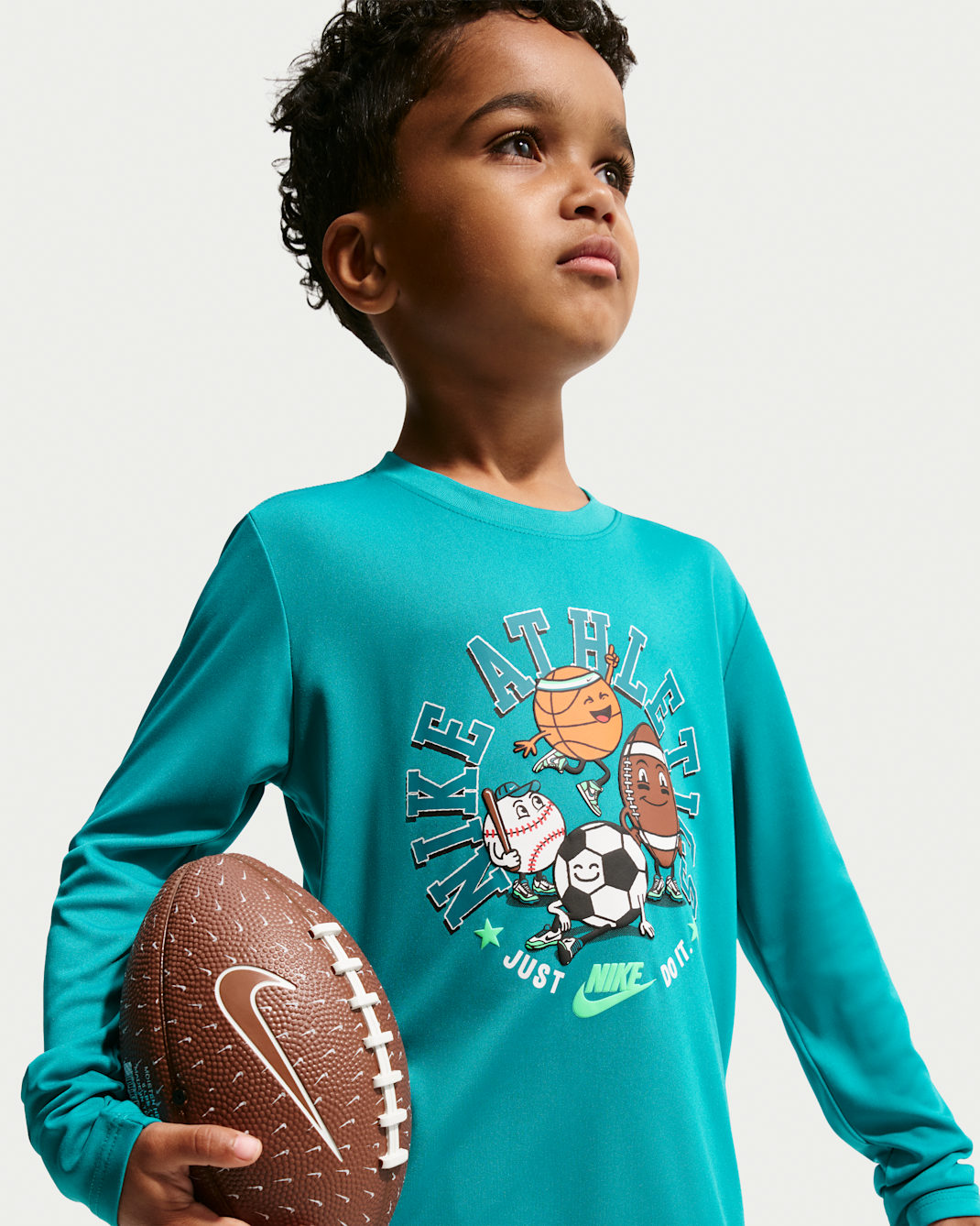 Nike Little Kids' Dri-FIT Graphic Long-Sleeve T-Shirt