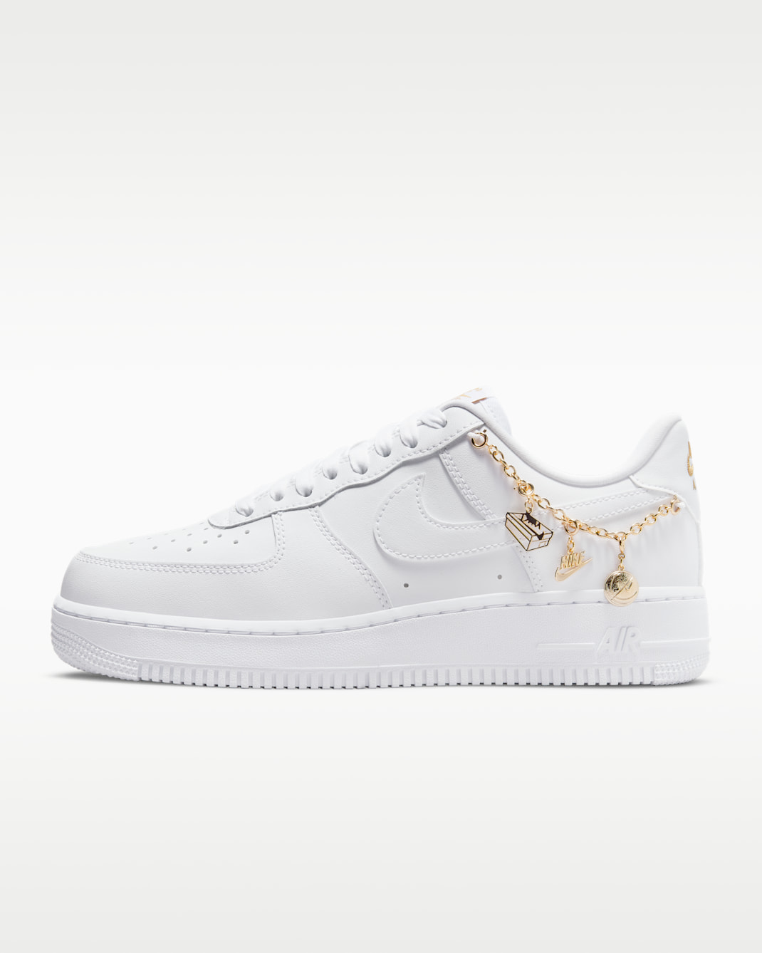 Nike Air Force 1 '07 LX Women's Shoes - White/Metallic Gold/Flat Gold/White