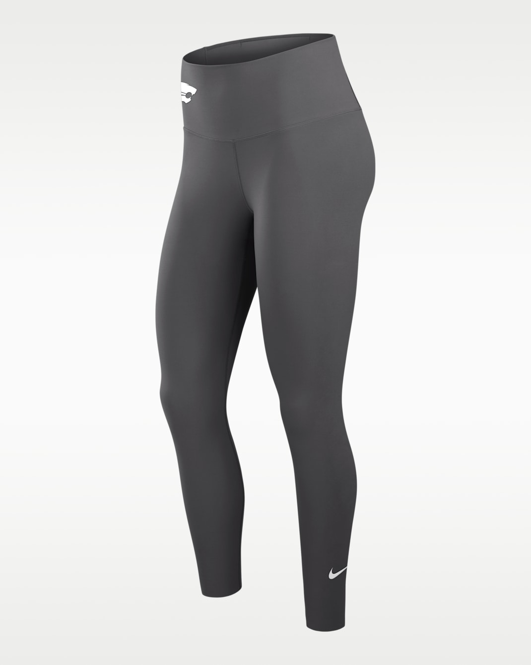 Nike One (Kansas State) Women's Dri-FIT High-Rise Leggings - Medium Ash