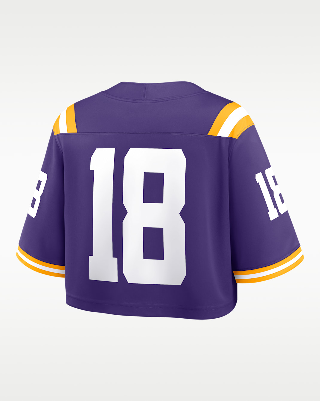 LSU Women's Nike Dri-FIT College Cropped Game Jersey