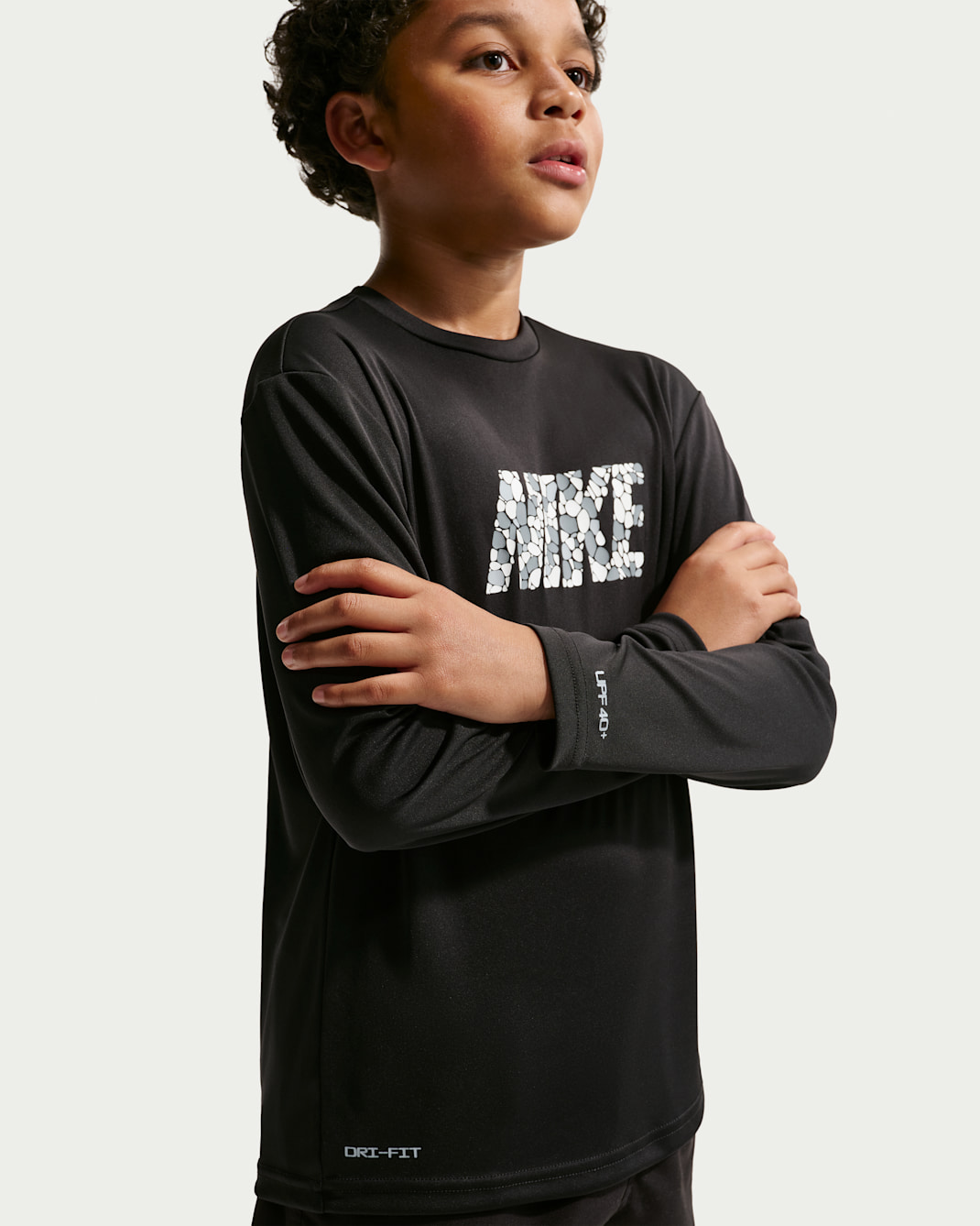 Nike Swim Hydroguard Big Kids' (Boys') Dri-FIT UV Long Sleeve Top