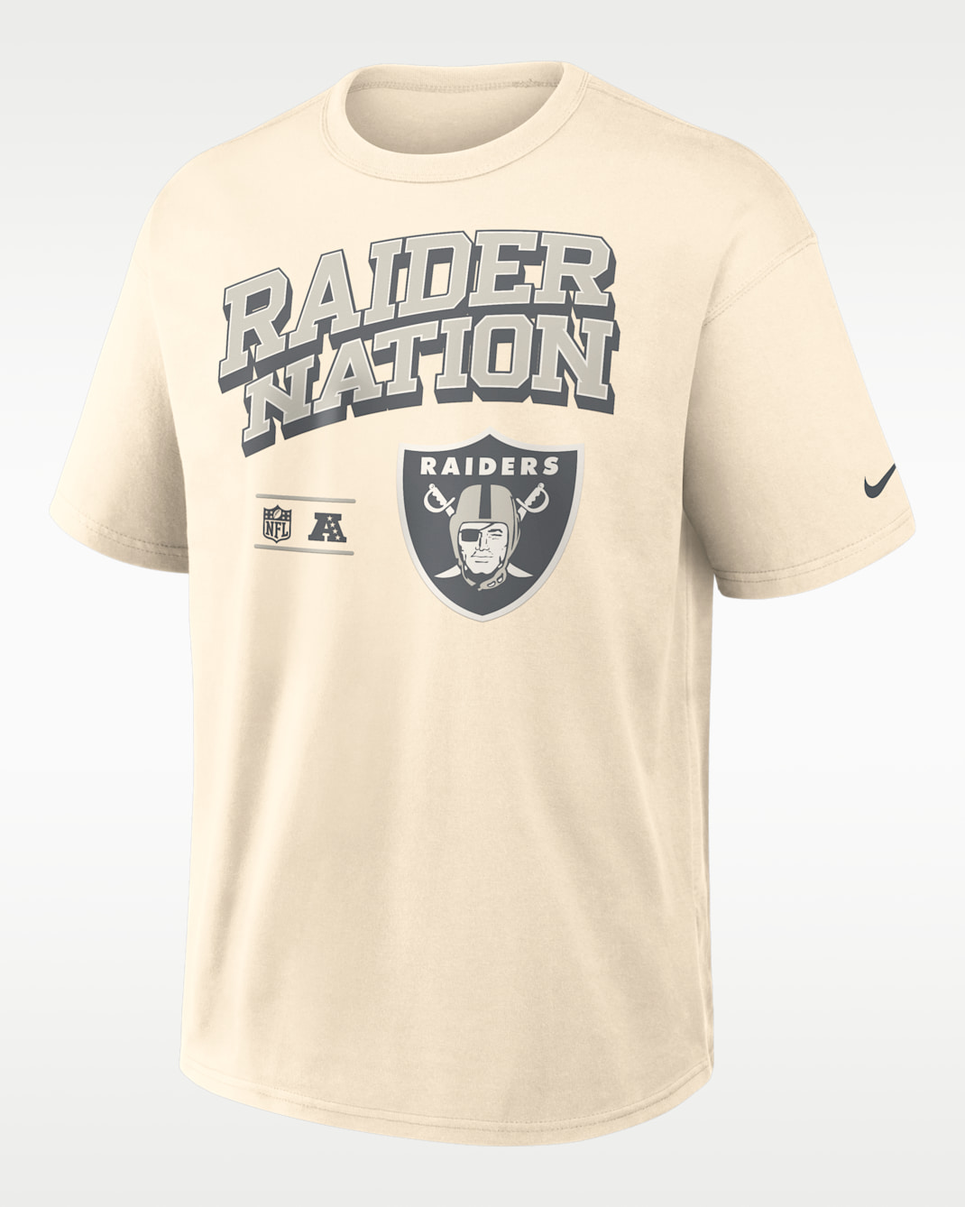 Las Vegas Raiders Max90 Men's Nike NFL T-Shirt - Natural