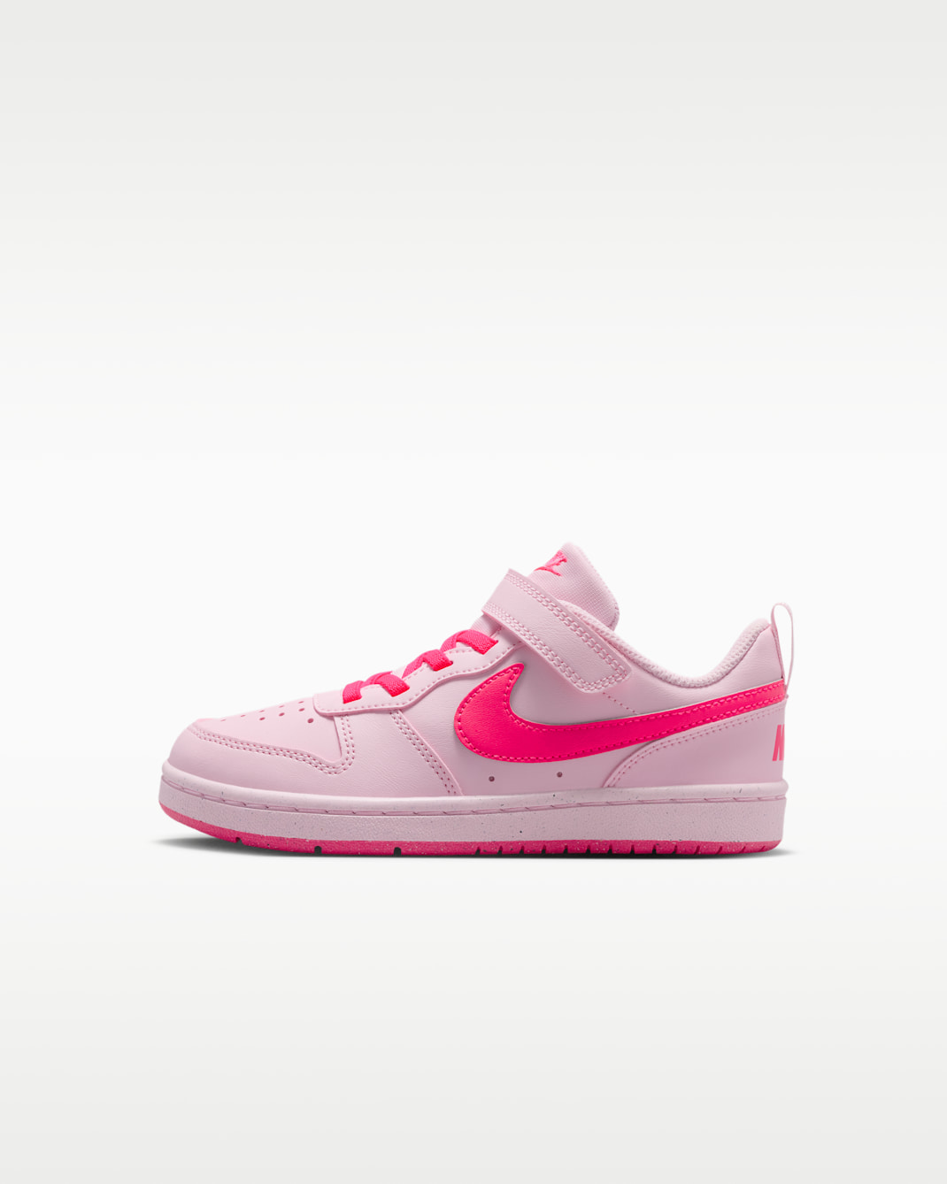 Nike Court Borough Low Recraft Little Kids' Shoes - Pink Foam/White/Hyper Pink