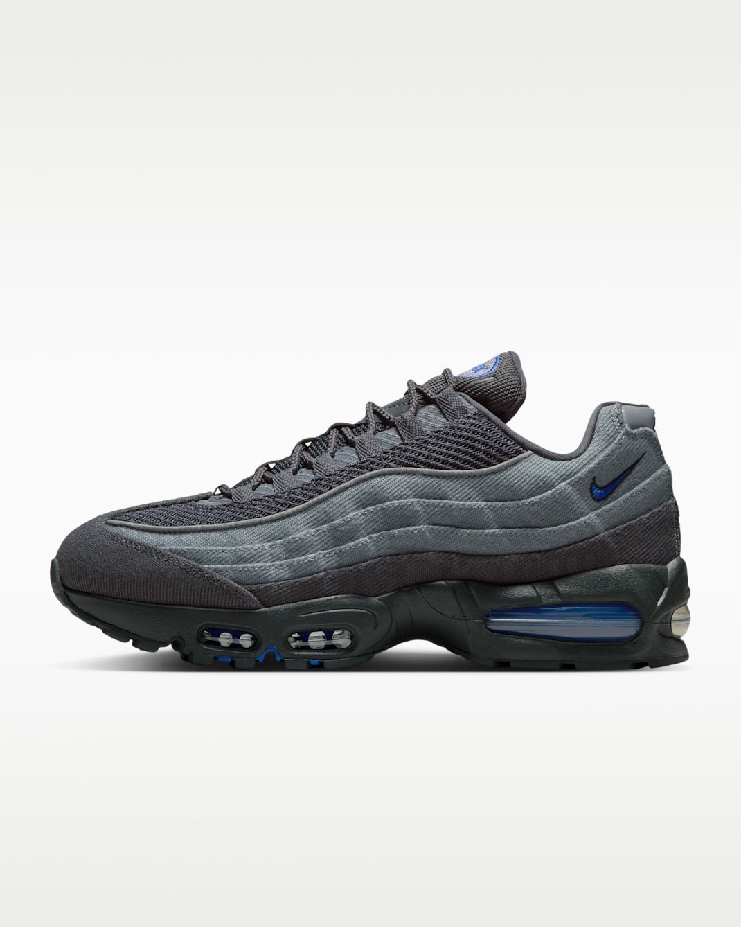 Nike Air Max 95 Older Bubble Men's Shoes - Smoke Grey/Anthracite/Black/Racer Blue