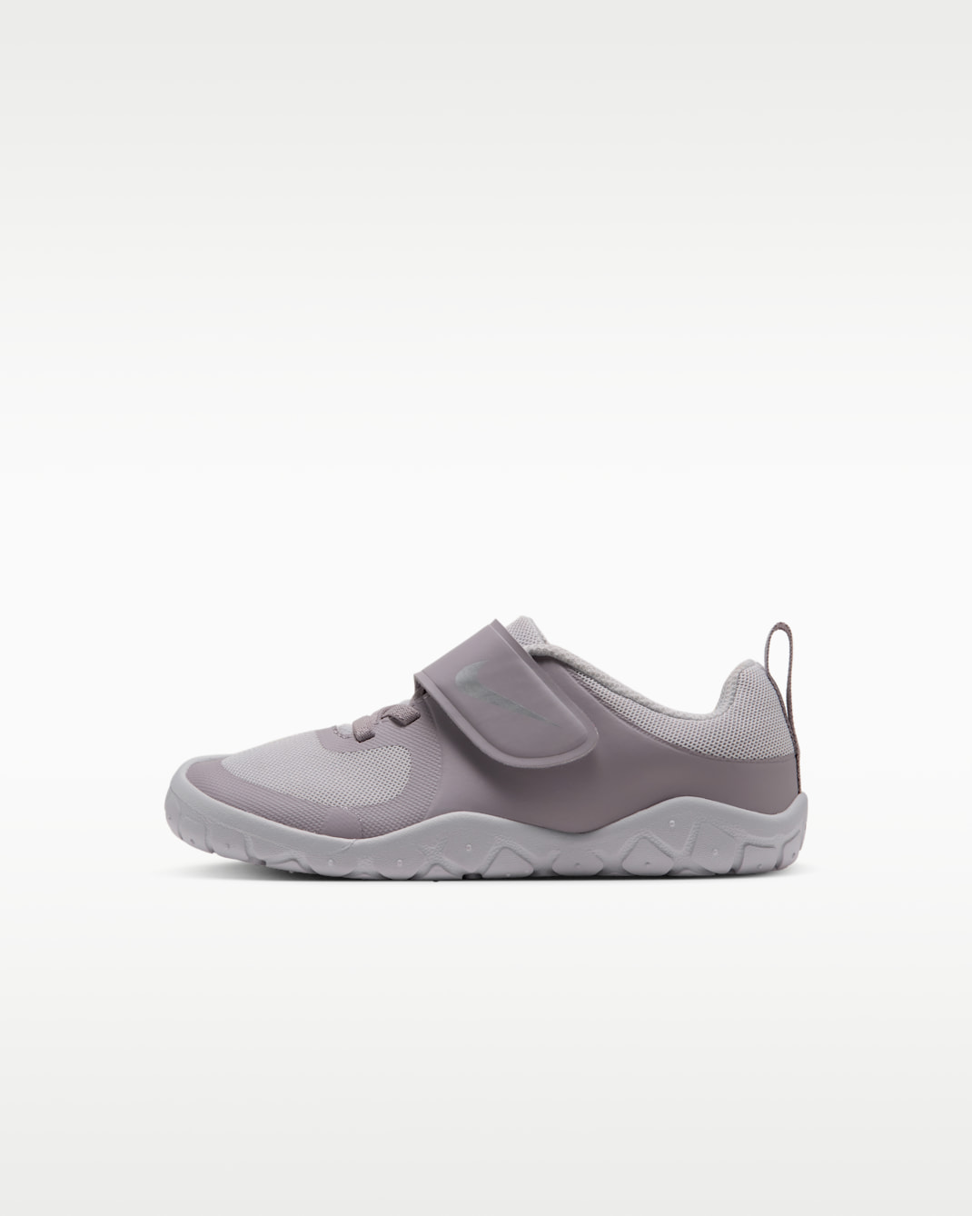 Nike Swoosh 1 Essential Little Kids' Shoes - Vast Grey/Silver Lilac/Metallic Silver