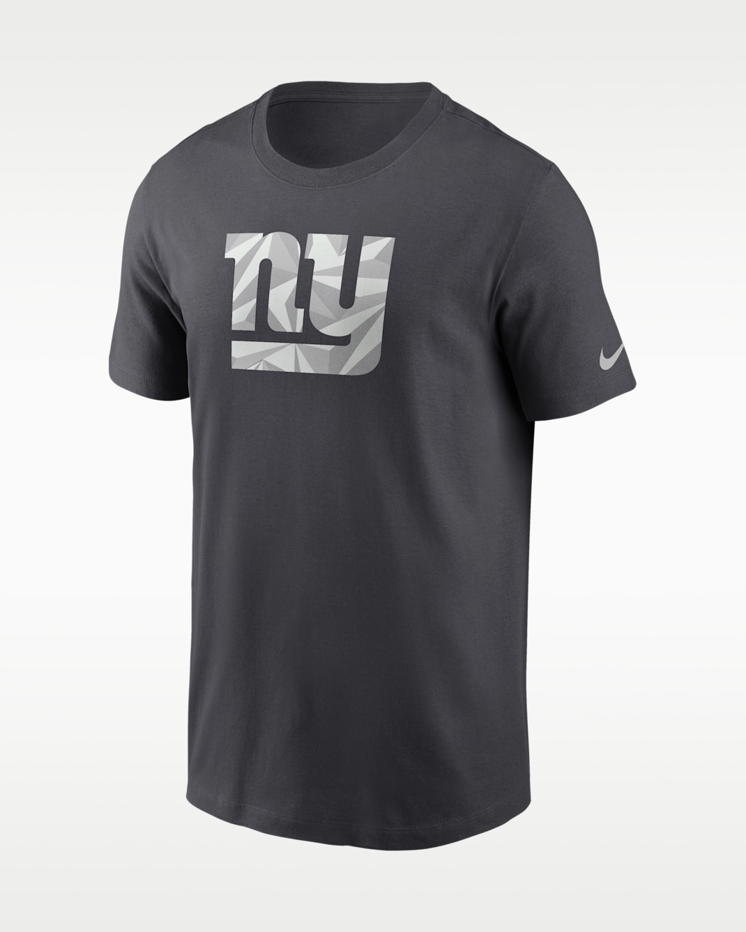New York Giants Fractal Logo Men's Nike NFL T-Shirt - Anthracite