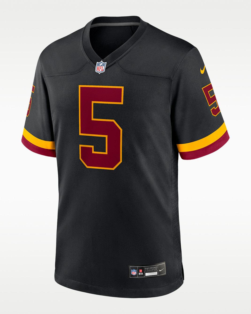 Jersey Nike de la NFL Game para hombre Luke McCaffrey Washington Commanders - Negro